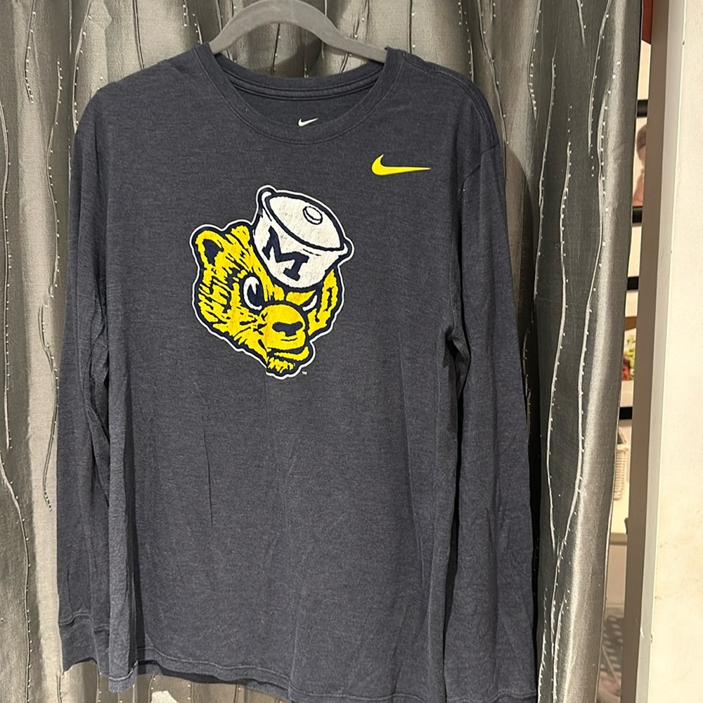 Nike long sleeve Michigan T Shirt